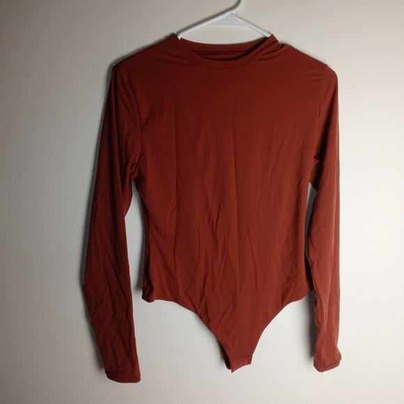 SKIMS Tops - SKIMS Long Sleeve Crew Neck Bodysuit Size XL